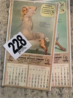 Vintage Pin Up Calendar (Den)