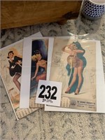 Vintage Pin Up Calendar (Den)