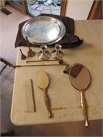 vanity items,brass & plated items