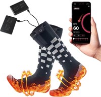 (OS) $55 Heated Socks w/Battery Packs & AppControl