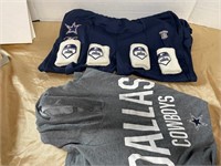 DALLAS COWBOYS HOODIE SHIRT SWEATPANTS AND WRISTBA