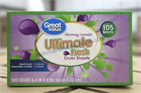 105ct Dryer Sheets (672)