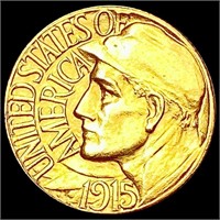 1915-S Pan-Pac Rare Gold Dollar UNCIRCULATED