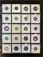 Set of 20 Canadian dimes
