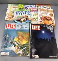 Large life magazines and others