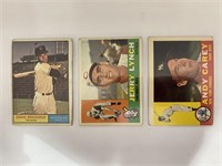 1960 Topps Baseball Cards - Andy Carey #196, Jerry