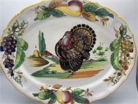 Hand Painted/Glazed from Italy Large Turkey