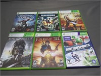 Lot of 6 Xbox 360 Video Games Fable Dishonored