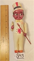 8” Vintage Black Americana Jointed Doll.