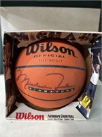Wilson autographed Michael Jordan basketball