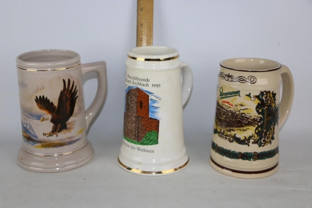 3 Collectible Mugs