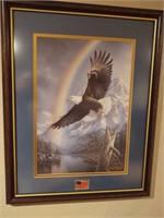 Bald Eagle Rainbow Picture "The Promise"