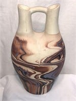 Nemadji Indian River Hand Swirl Wedding Vase