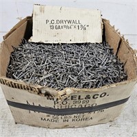 Box of Galvanized Dry Wall Nails