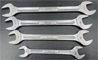 4 SnapOn Double End Wrenches