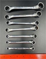 7 SnapOn Angle 12 Pt  Double End Wrenches