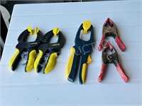 5 mid size hand clamps