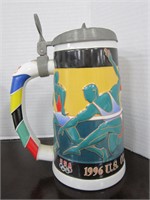 3 COLLECTIBLE OLYMPIC BEER STEINS
