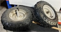 Two 4.80 x 8 Tires and Rims for a Snowblower.