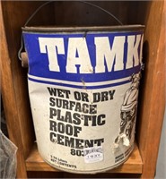 Tamko wet or dry surface plastic roof cement