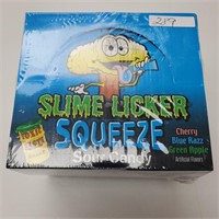 Slime Licker Squeeze Sour Candy, 70g x12 (full