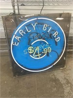 Neon Early Bird Special $4.99 Sign