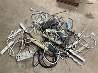 LARGE lot of surge protectors and cords