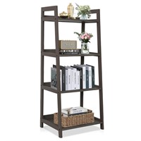 ECOMEX 4-Tier Ladder Shelf Modern Style Shelf, La