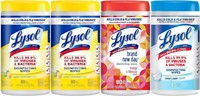 Set of 2 Lysol Disinfectant Wipes Bundles