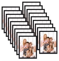 WIFTREY BLACK 8X10 PICTURE FRAME SET OF 18