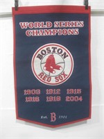 37.5"x 23.5" Red Sox Championship Banner