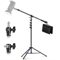 NEEWER Air Cushioned Aluminum Light Stand,