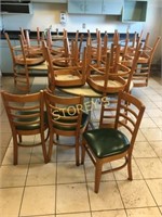 15 Dining Chairs & 3 Tables