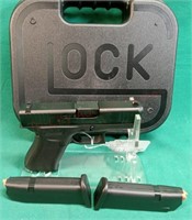 New! Glock 43X 9mm pistol, 2 10 round magazines,