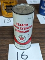 Texaco Cylinder Lubricant Can