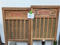 Pair of Wooden Washboards