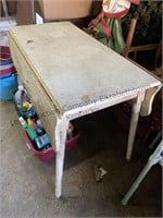 Vintage drop sided table in need of restoration