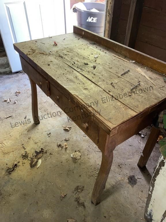 Vintage desk needs restoration approximate