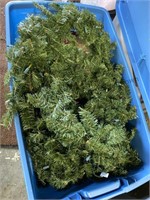 2 box lot of Christmas greenery garland and more