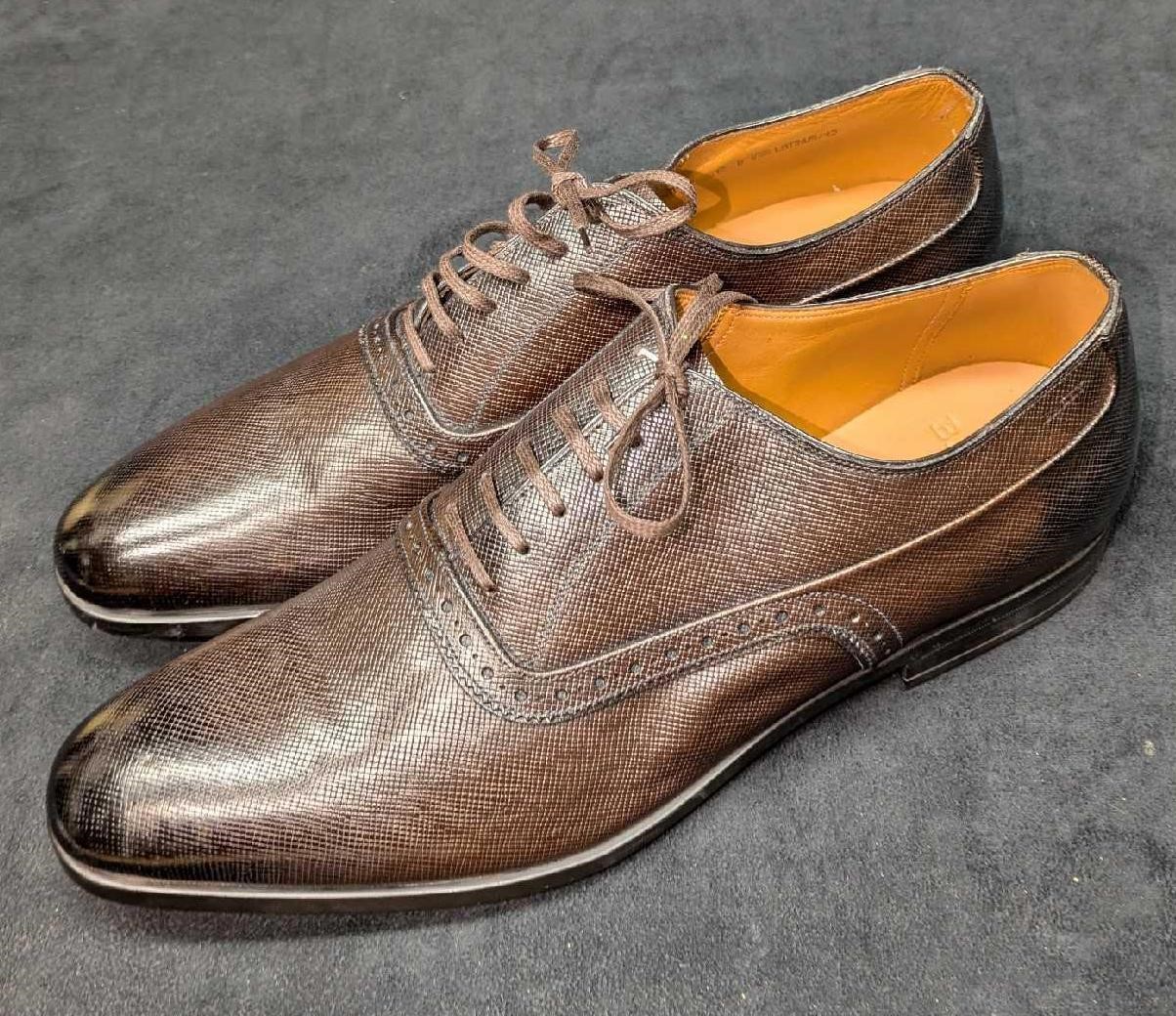 Bally Men's Size 12 Swiss Made Leather Oxfords