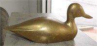 Sold Brass Duck Figurine
