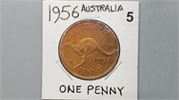 1956 Australia One Penny gn4005
