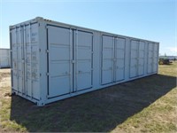 2023 shipping container 40' 8' wide x 9'6" tall,