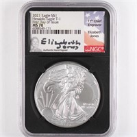 2021 T1 Signed ASE NGC MS70 FDOI