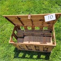 Wooden Crate with Berry Boxes Included