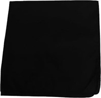 Black Polyester Bandanas 150 Pcs.