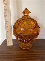 Amber Candy Dish