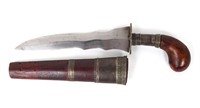 Philippines Moro "Gunong" Dagger w/ Scabbard