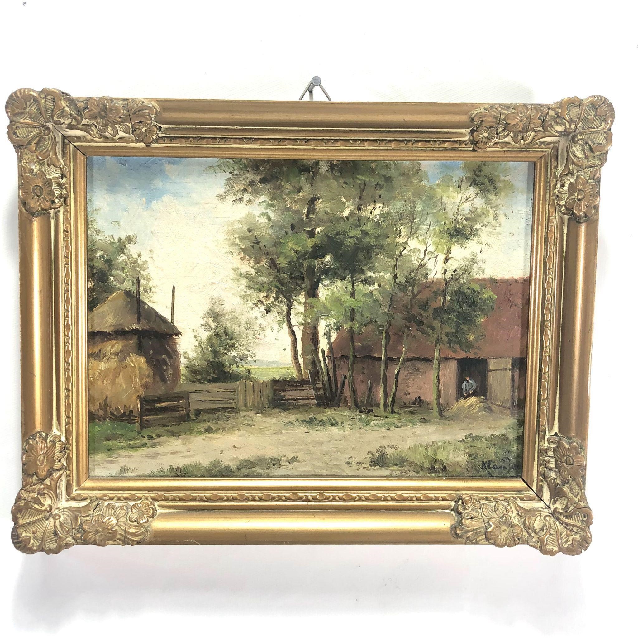 20th Century Holland Dutch Landscape w/Signature