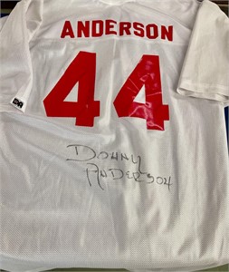 Donny Anderson  Signed Jersey Original Autograph